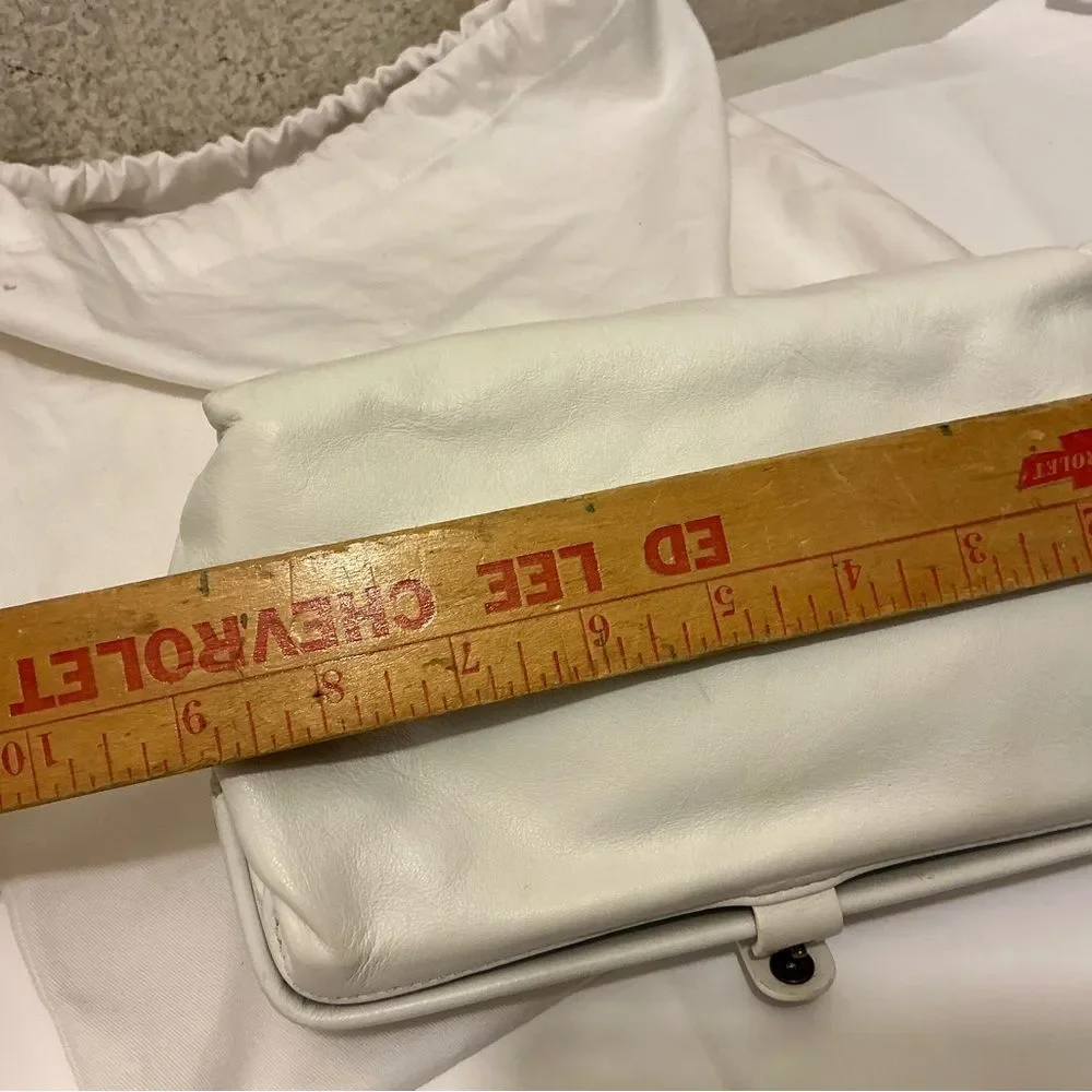 A.F. Vandevorst White Leather Cosmetic Case